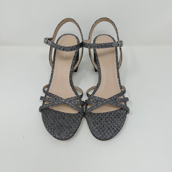 New Stuart Weitzman Starla 75 Block Heel Sandal In Gunmetal Sz 10 - Picture 7 of 12